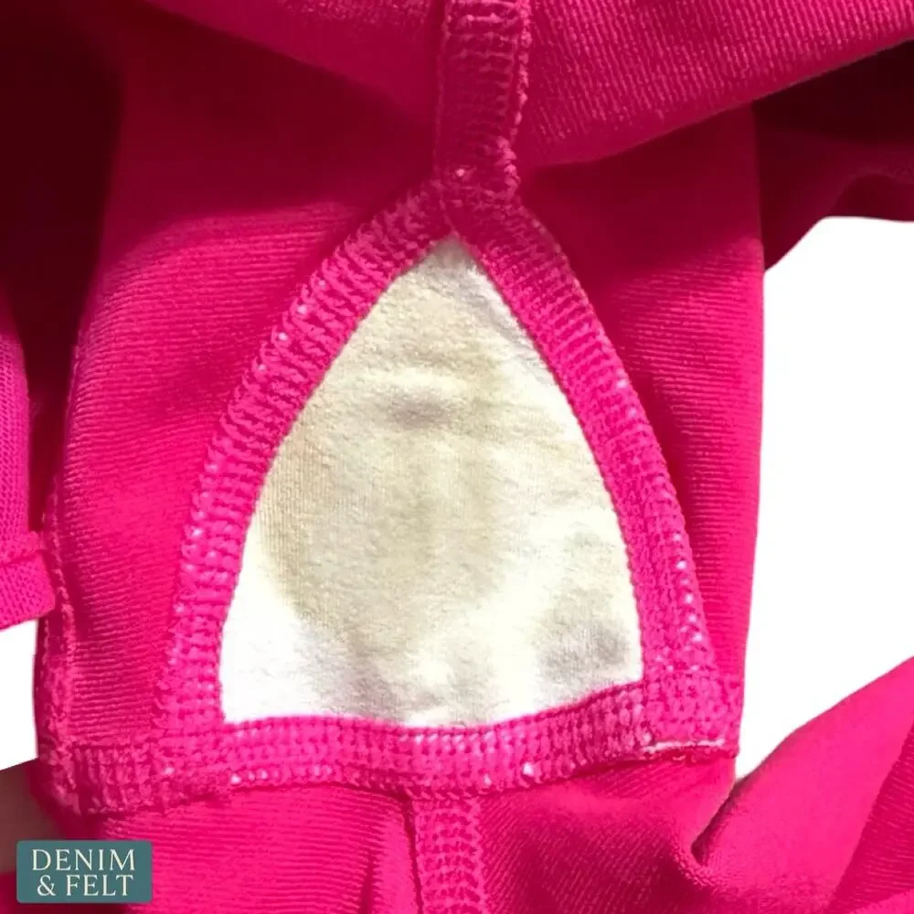 ALO Ambience Neon Pink Mesh Running Shorts Large Lined Drawstring Active‎ Gym